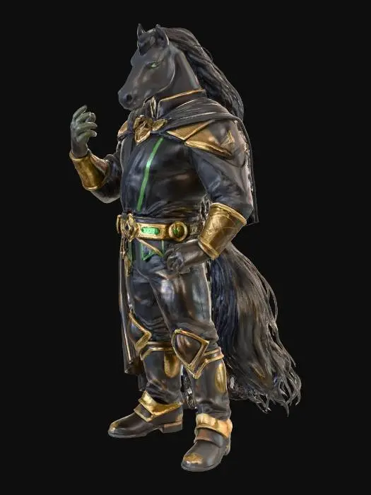 3D model for Moonlit Mare Knight