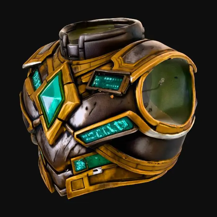 3D model for Emerald Core Chestplate