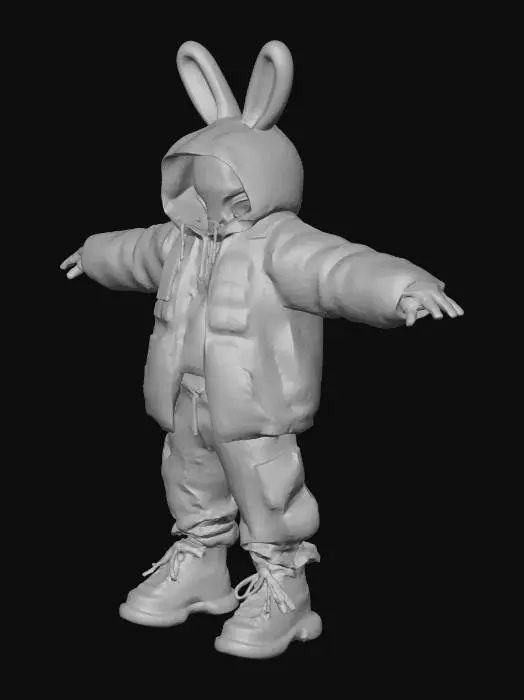 3D model for Graffiti Bunnybot