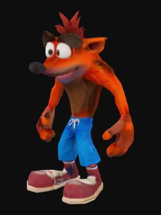 3D model for Crash Bandicoot