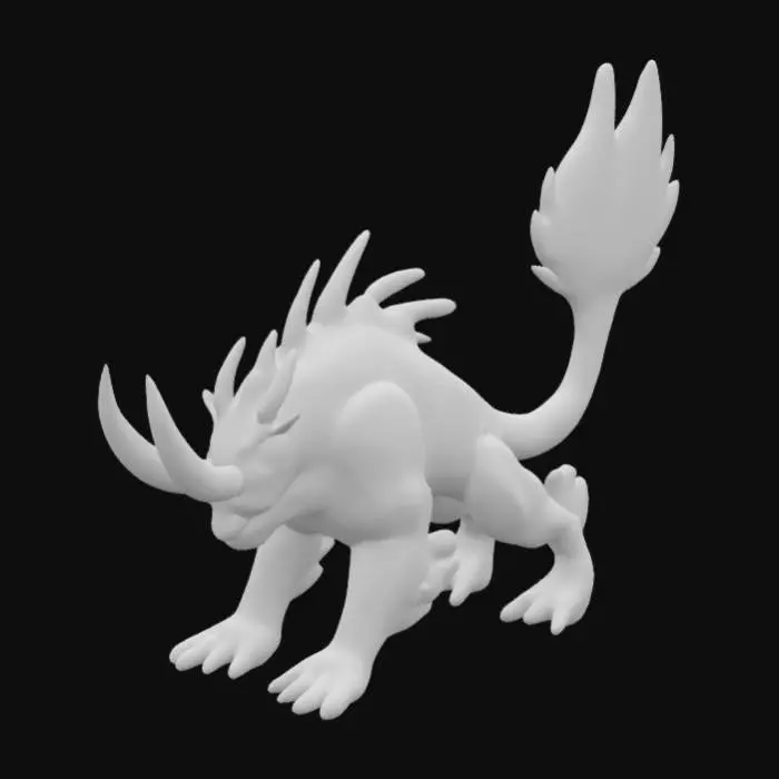 3D model for Creature of the Deep