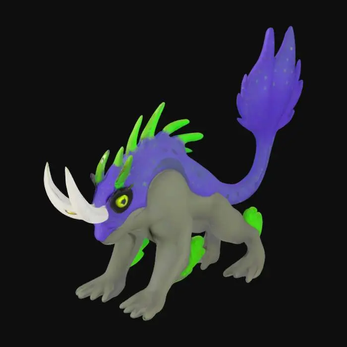 3D model for Creature of the Deep