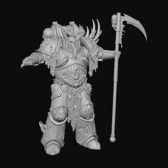 3D model for Plague Warrior