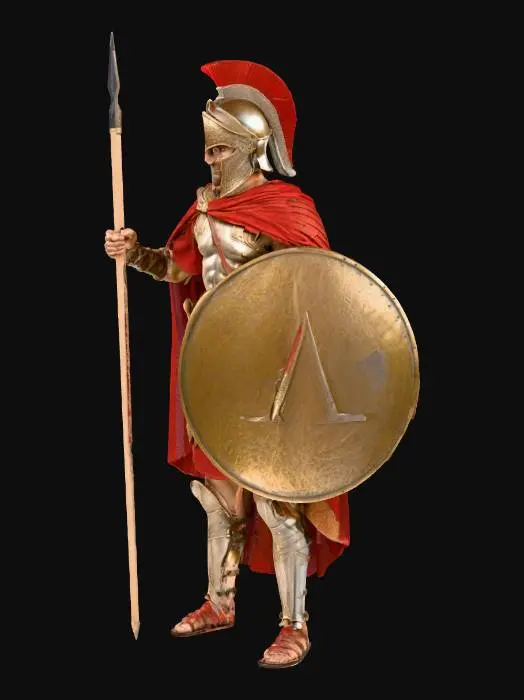 3D model for Spartan Warrior