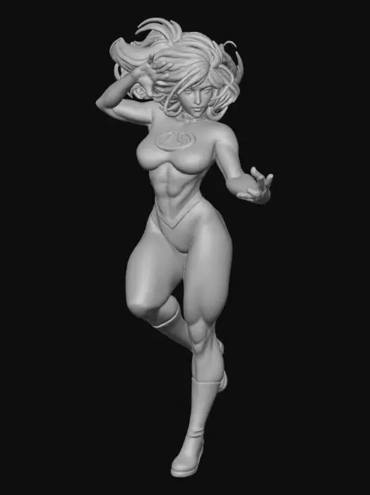 3D model for Invisible woman