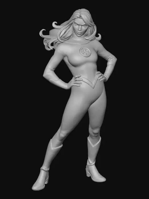 3D model for Invisible Heroine