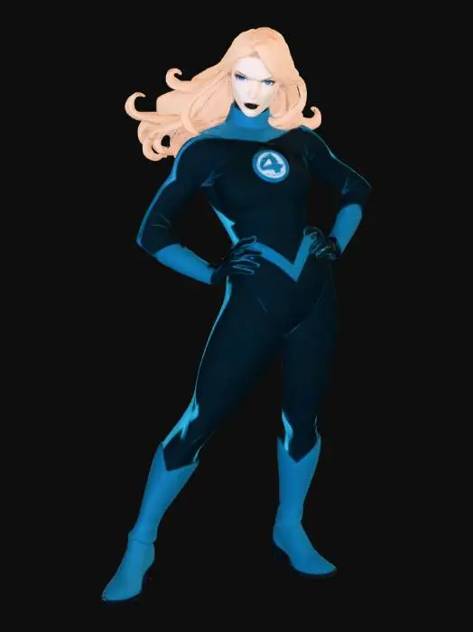 3D model for Invisible Heroine