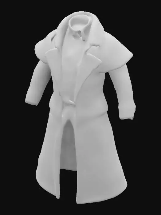 3D model for monster hunter coat