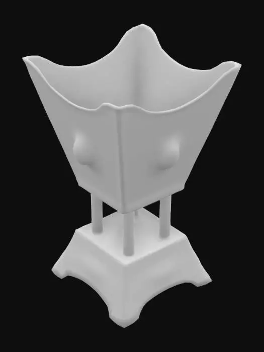 3D model for Golden Incense Burner