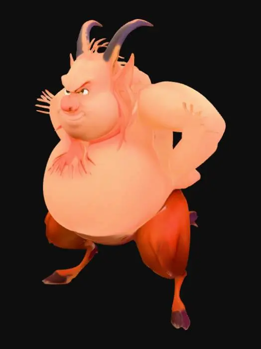 3D model for Satyr Pose