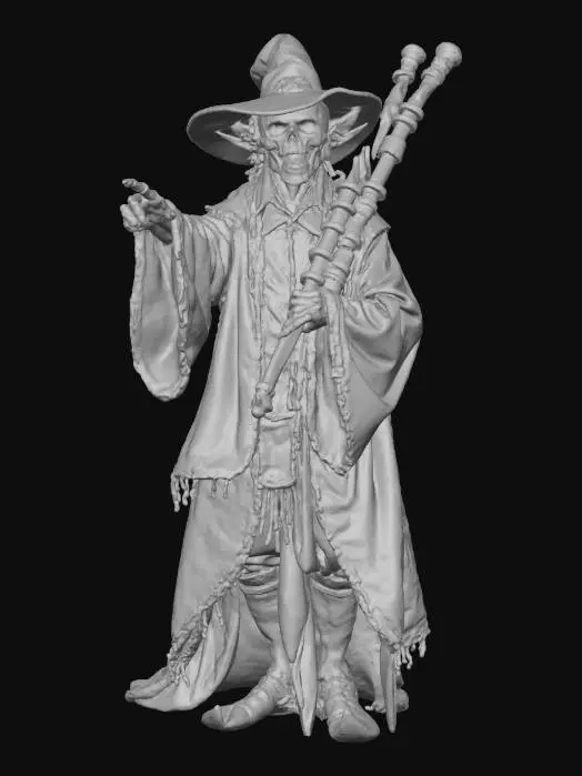 3D model for Bonecaster Mage