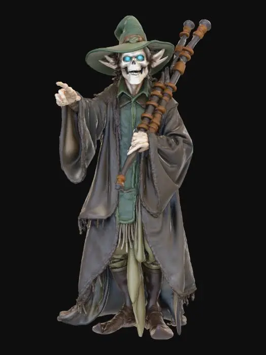3D model for Bonecaster Mage