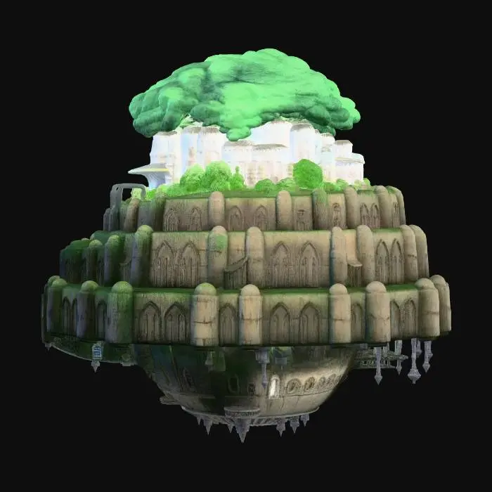 3D model for Floating Island Citadel