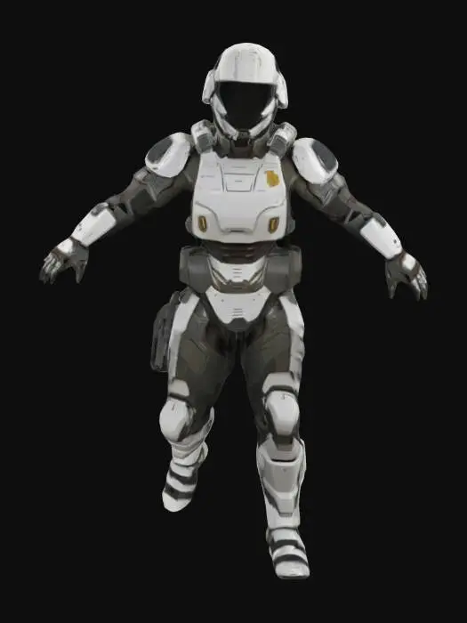 3D model for Tactical Exosuit Operator, #game figure#