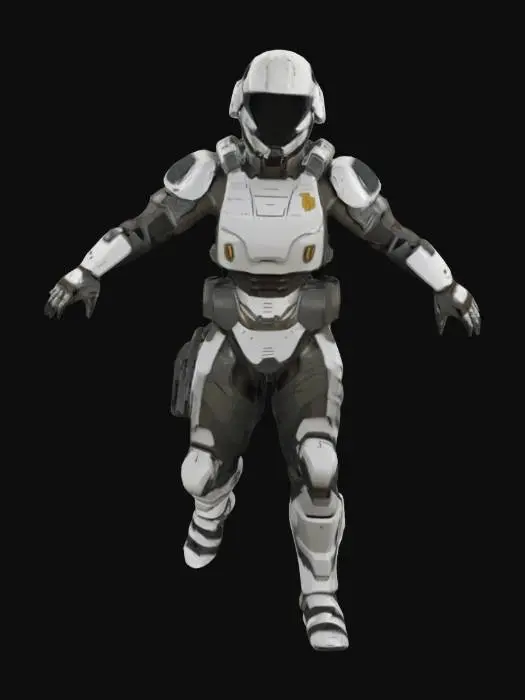 3D model for Tactical Exosuit Operator, #game figure#