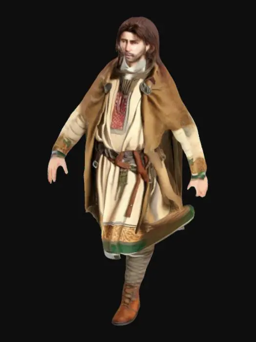 3D model for Medieval Wanderer