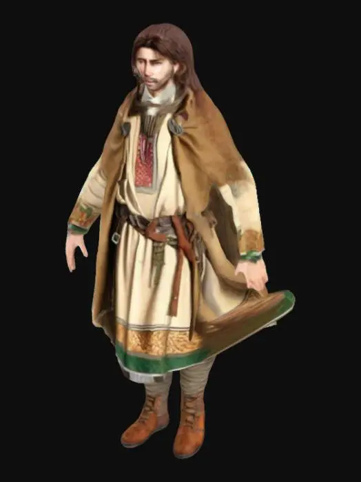 3D model for Medieval Wanderer