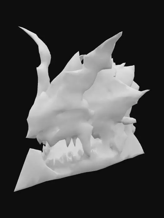 3D model for Dragon Helm