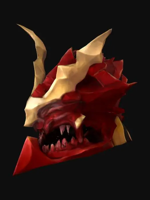 3D model for Dragon Helm