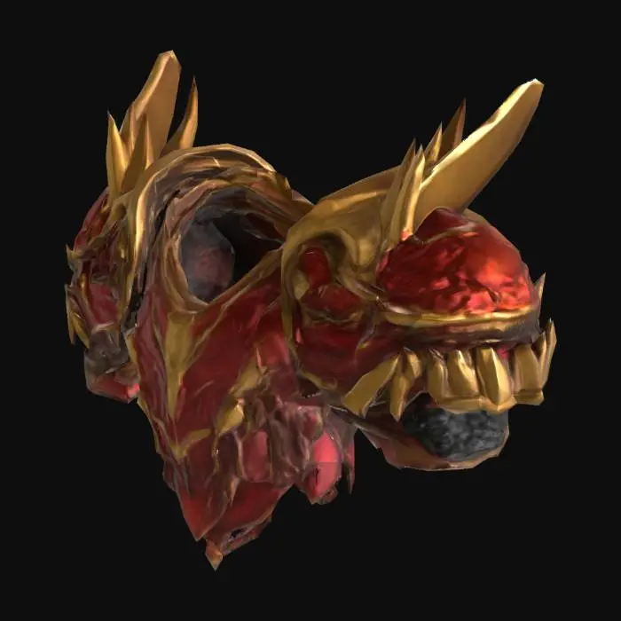 3D model for Inferno Dragon Armor