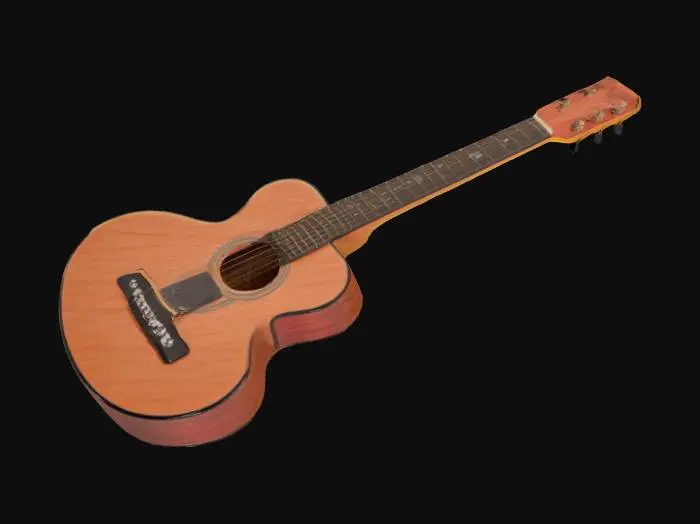 3D model for Acoustic Guitar