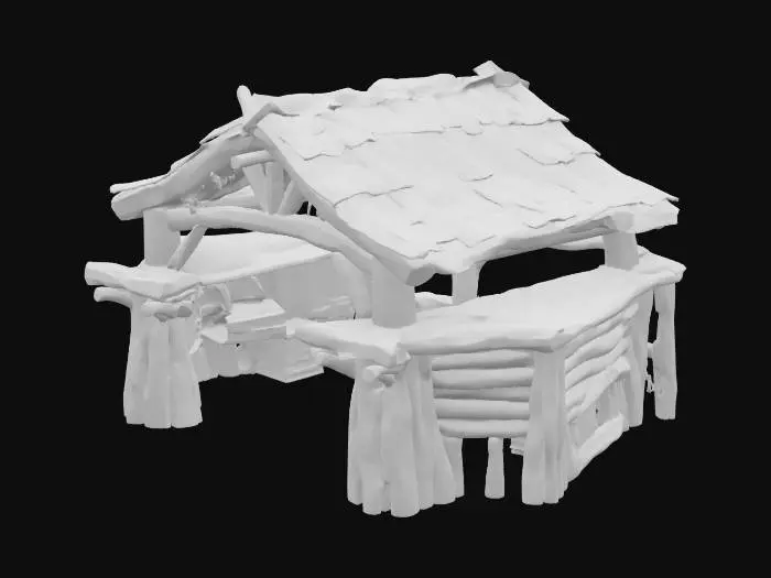 3D model for Arch made for a large ranch, #arch#