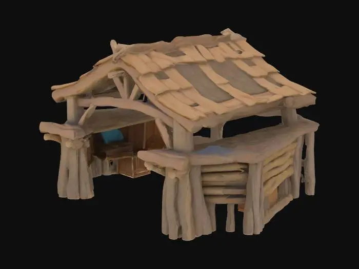 3D model for Arch made for a large ranch, #arch#