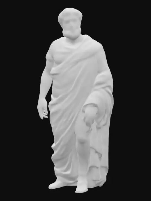 3D model for A realistic full body version in color of Marcus Aurelius