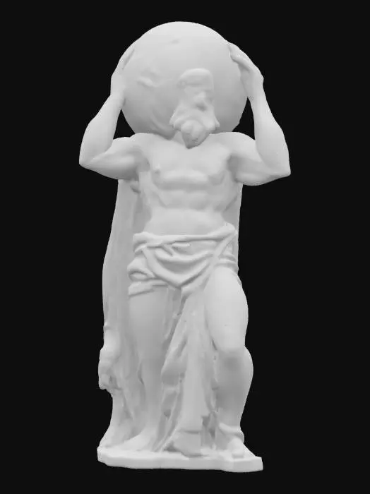 3D model for  Atlas Statue Holding the Earth on his Shoulder
