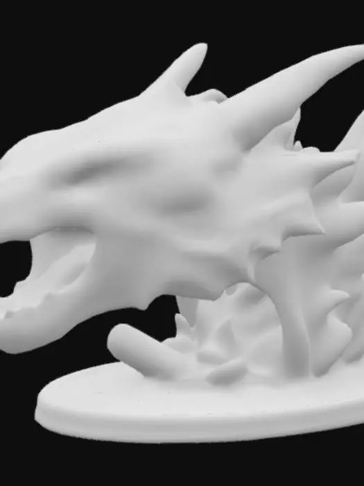 3D model for A metal Firepit shaped as a dragon head