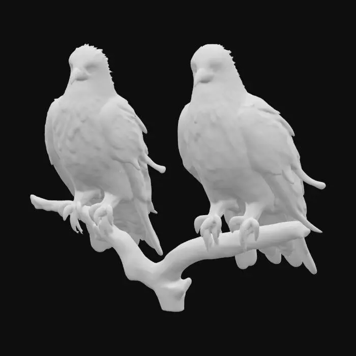 3D model for Huginn & Muninn
