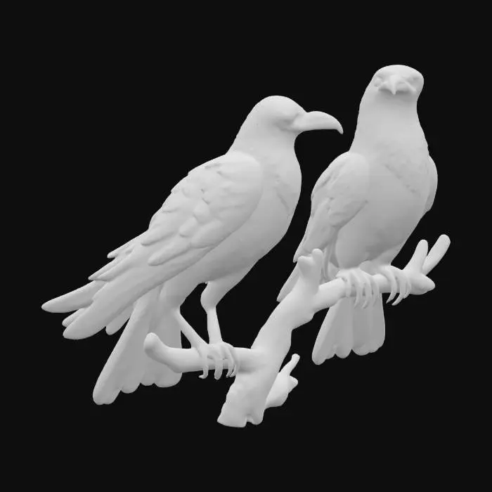 3D model for Huginn & Muninn