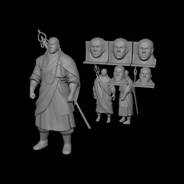 3D model for Goryeo Uisongdeasa Character Sheet - Dreadnought Park