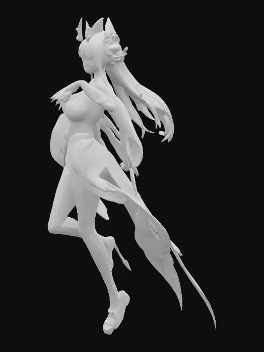 3D model for Butterfly Kimono Enchantress