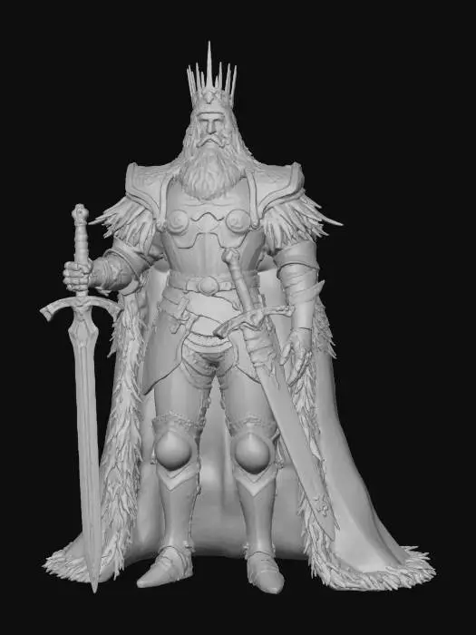 3D model for King of the Ancient Realm