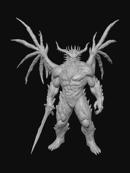 3D model for Infernal Guardian