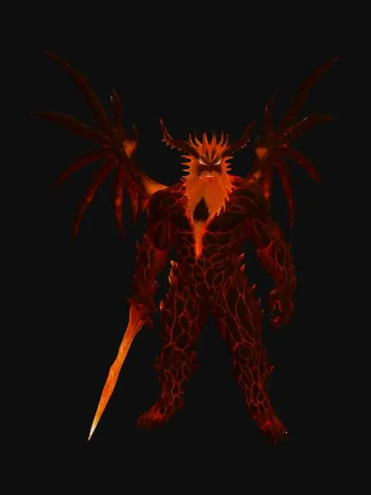 3D model for Infernal Guardian