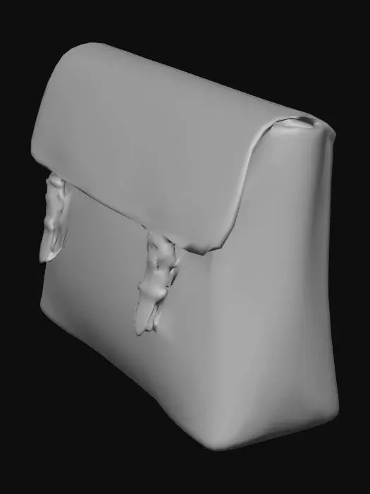 3D model for Leather Satchel