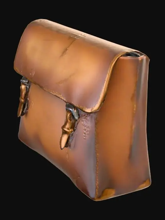 3D model for Leather Satchel