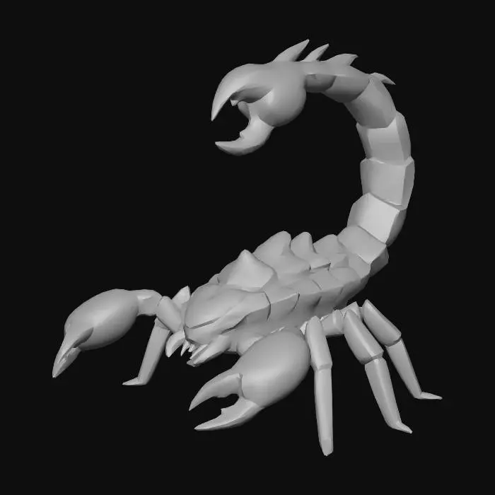 3D model for Lava Scorpion Manifestation