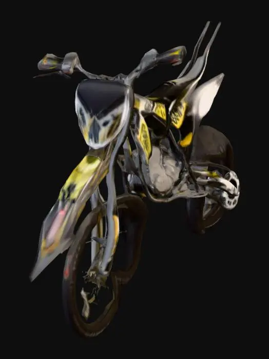 3D model for Dirt Bike Display
