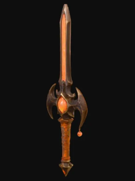 3D model for Blazing Inferno Blade