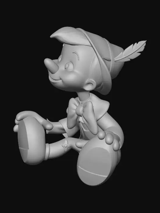 3D model for Pinocchio in the Workshop