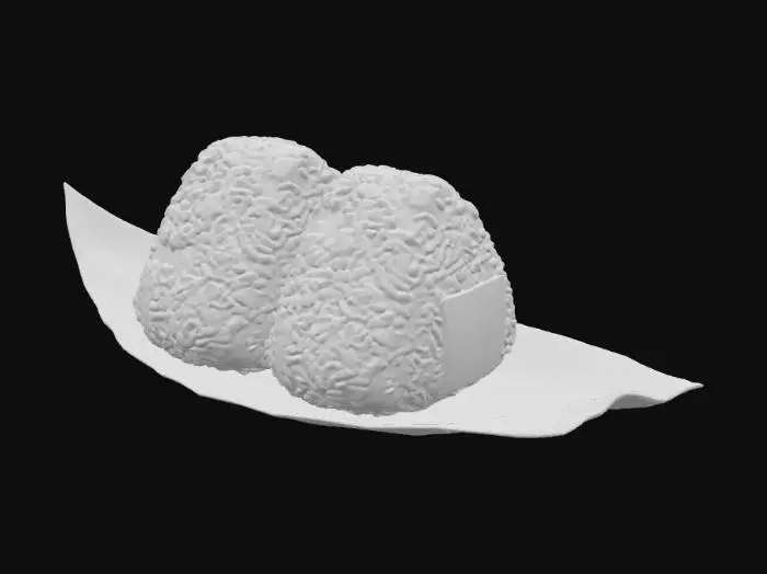 3D model for Onigiri Delight, #food#