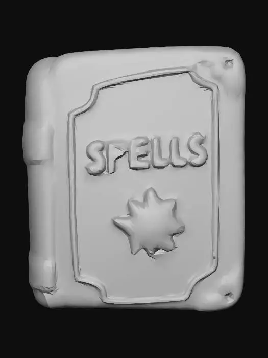 3D model for Spellbook Illustration