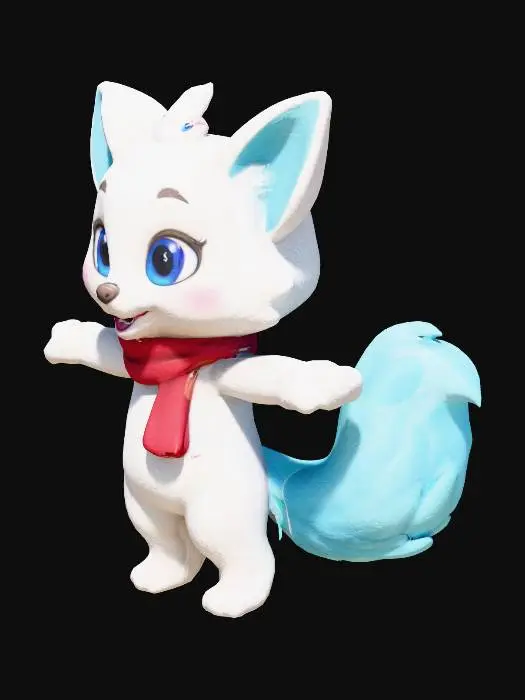 3D model for Frosty Foxlet