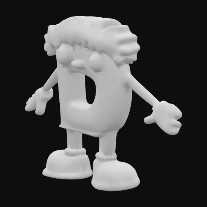 3D model for Alphabet Buddy D
