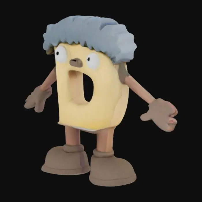3D model for Alphabet Buddy D