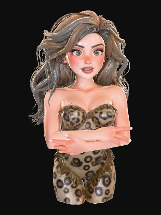 3D model for Untamed Beauty