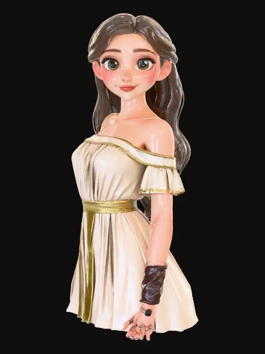 3D model for Ethereal Beauty